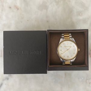 Michael Kors two-tone watch